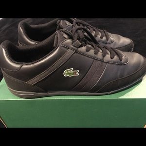 Lacoste black shoes